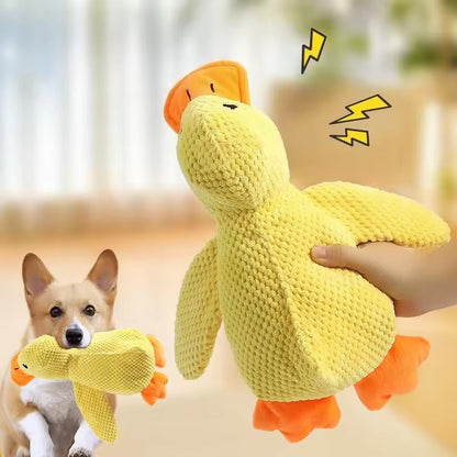 Peluche canard pour chat/chien